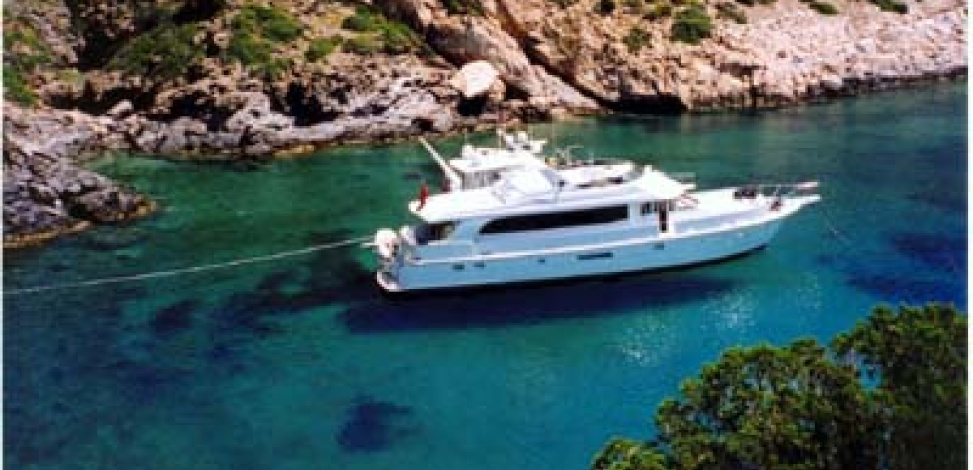 GREENIA TOO HATTERAS YACHTS HATTERAS 75 SD EXTENDED 2001