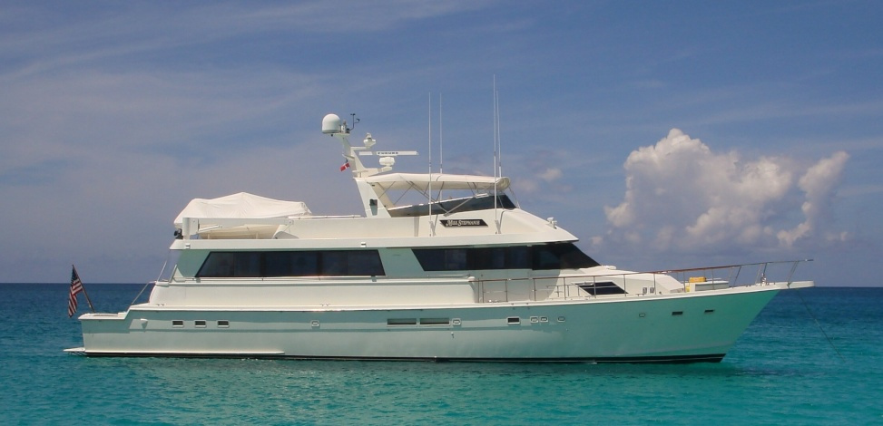 PARTY GIRL HATTERAS YACHTS  1988